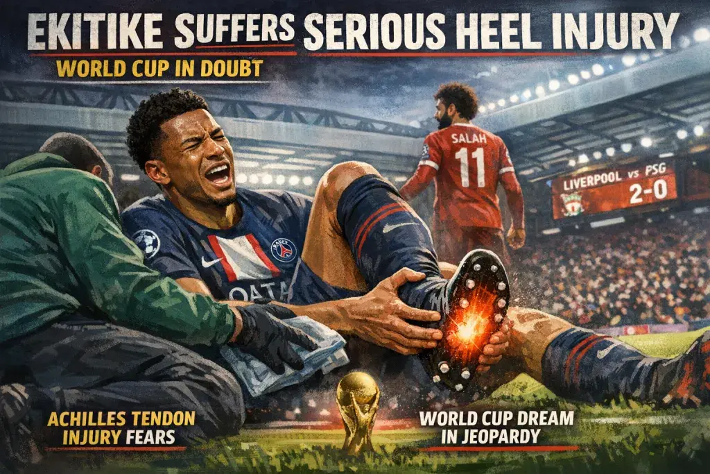 Ekitike Sustains Serious Heel Injury, Threatening World Cup Participation