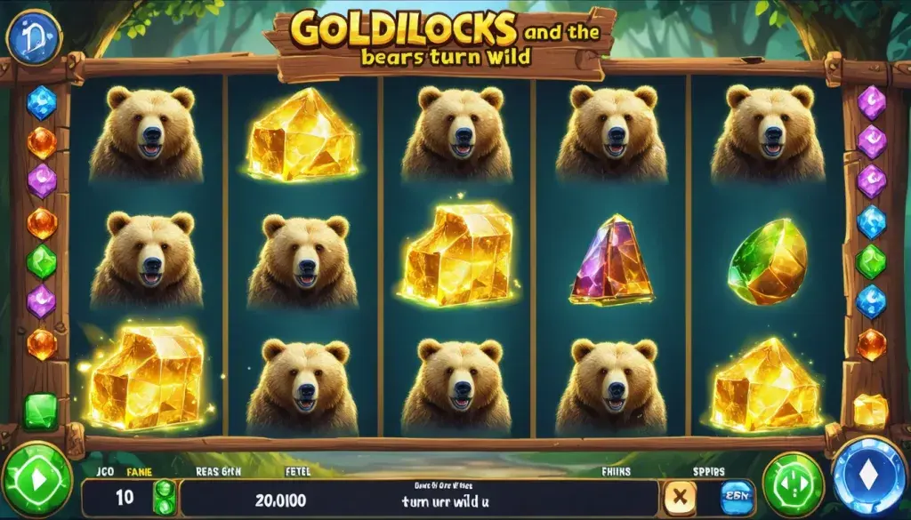 Goldilocks and the Wild Bears Slot Activates Bears Turn Wild for Enhanced Payouts