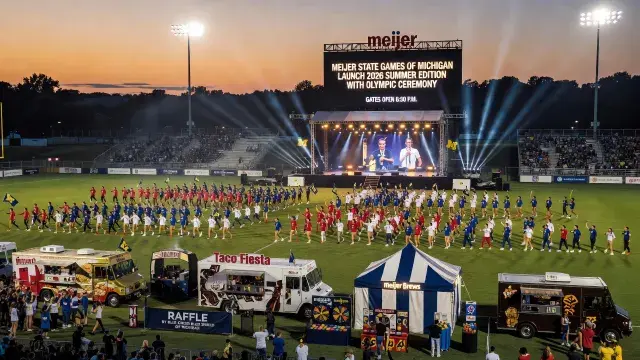 Meijer State Games of Michigan Launch 2026 Summer Edition With Olympic Ceremony
