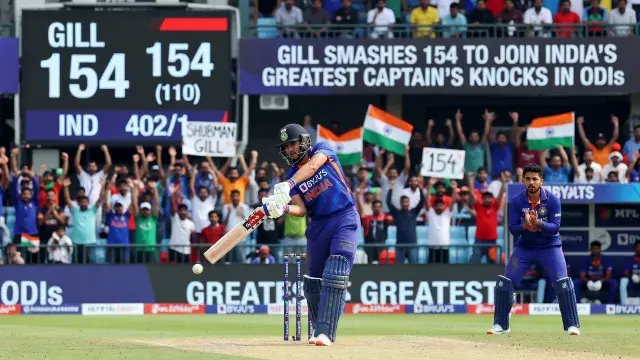 Gill Smashes 154 to Join India's Greatest Captain's Knocks in ODIs